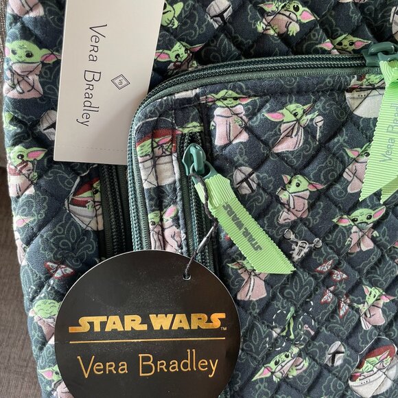 Vera Bradley Star War's Grogu Medallion Sling Backpack NWT - Picture 4 of 4